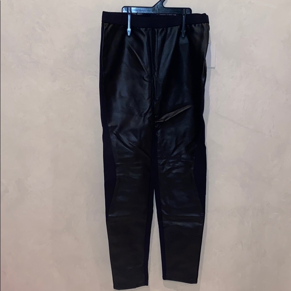 NWT Leather Detailed Pants Nordstrom